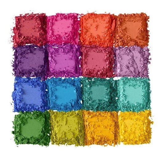 NYX ULTIMATE SHADOW PALETTE 16 colores sueltos