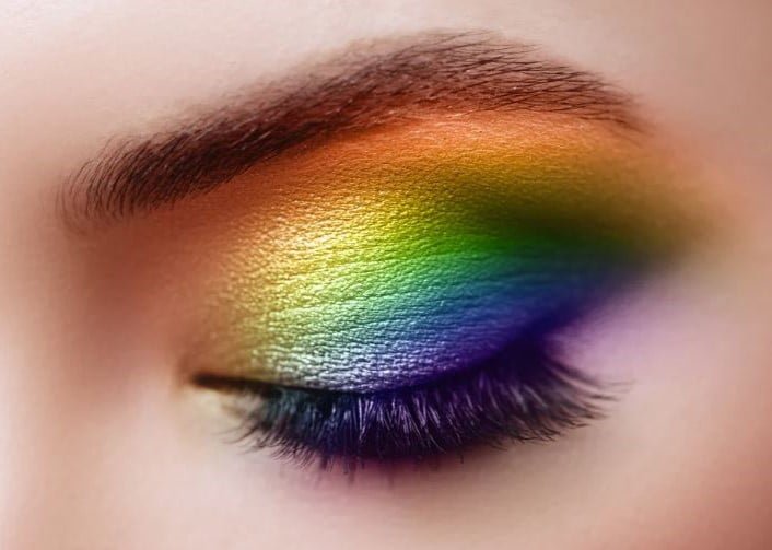 Maquillaje arcoiris